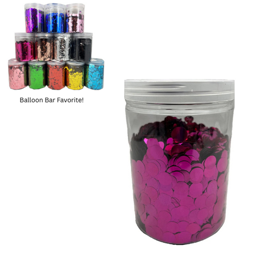 1cm Confetti - Fuchsia