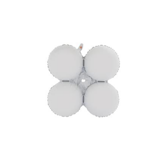 17in Quad - White