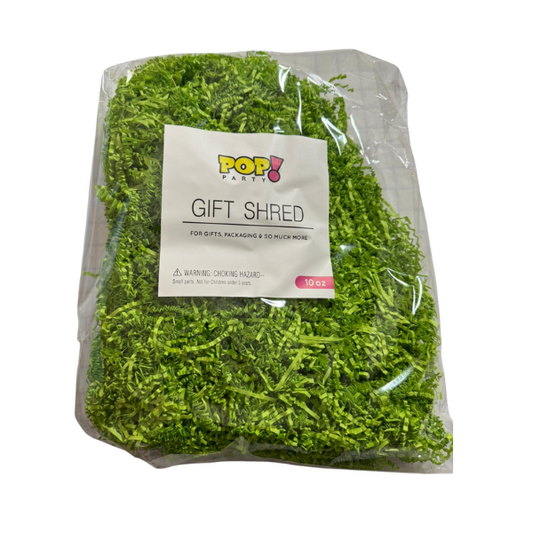 Lime 10oz Gift Shred Paper