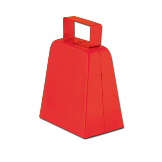 Red Cowbell Large 4in.