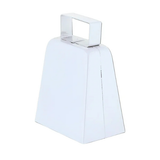 White Cowbell Large 4in.