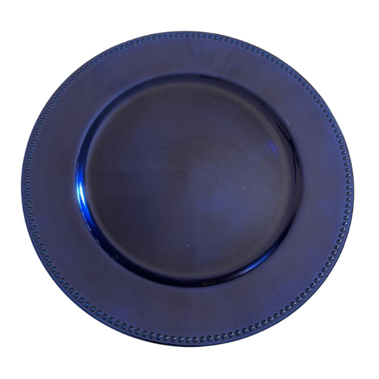 13" Blue Charger Plate