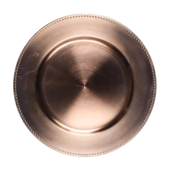 13" Rose Gold Charger Plate