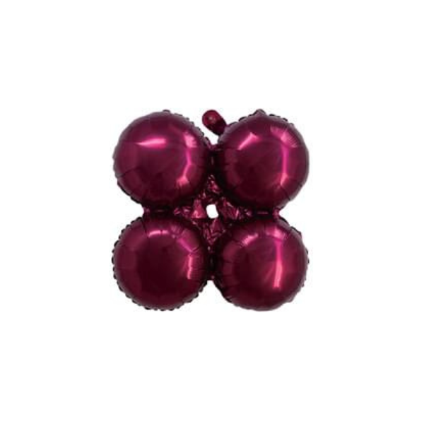 17in Quad - Burgundy