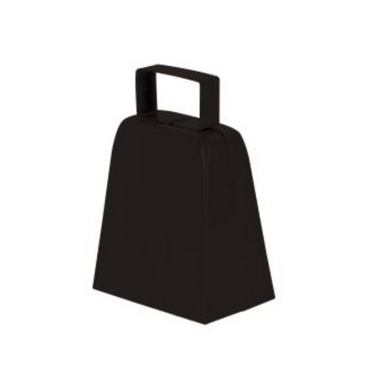 Black Cowbell Large 4in.